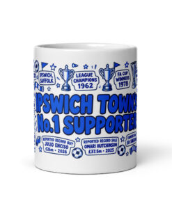 Ipswich Town Mug No1 Supporter Gift Mugs
