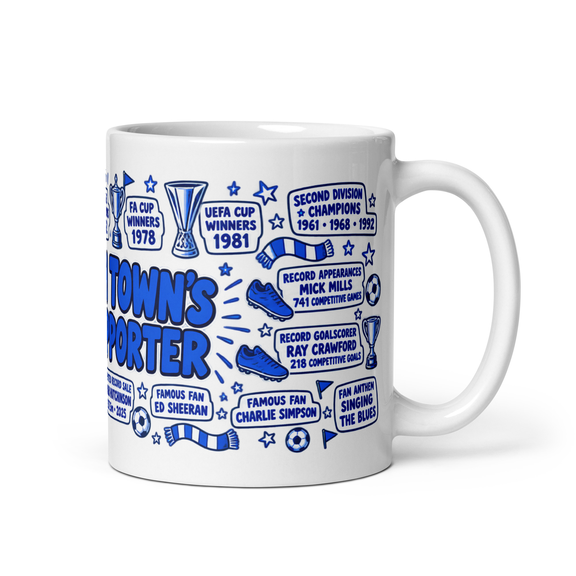 Ipswich Town Mug No1 Supporter Gift Mugs