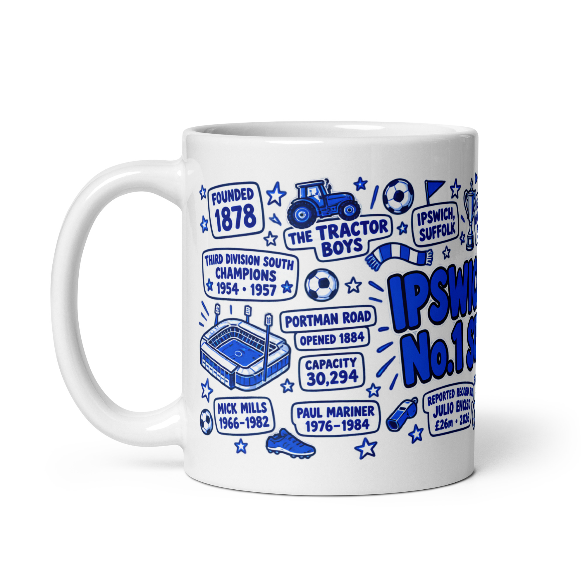 Ipswich Town Mug No1 Supporter Gift Mugs