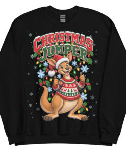 Kangaroo Funny Australian Christmas Jumpers