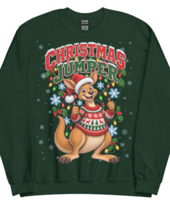 Kangaroo Funny Australian Christmas Jumpers