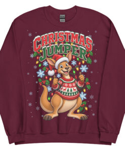 Kangaroo Funny Australian Christmas Jumpers