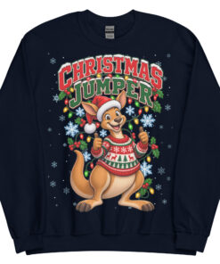 Kangaroo Funny Australian Christmas Jumpers