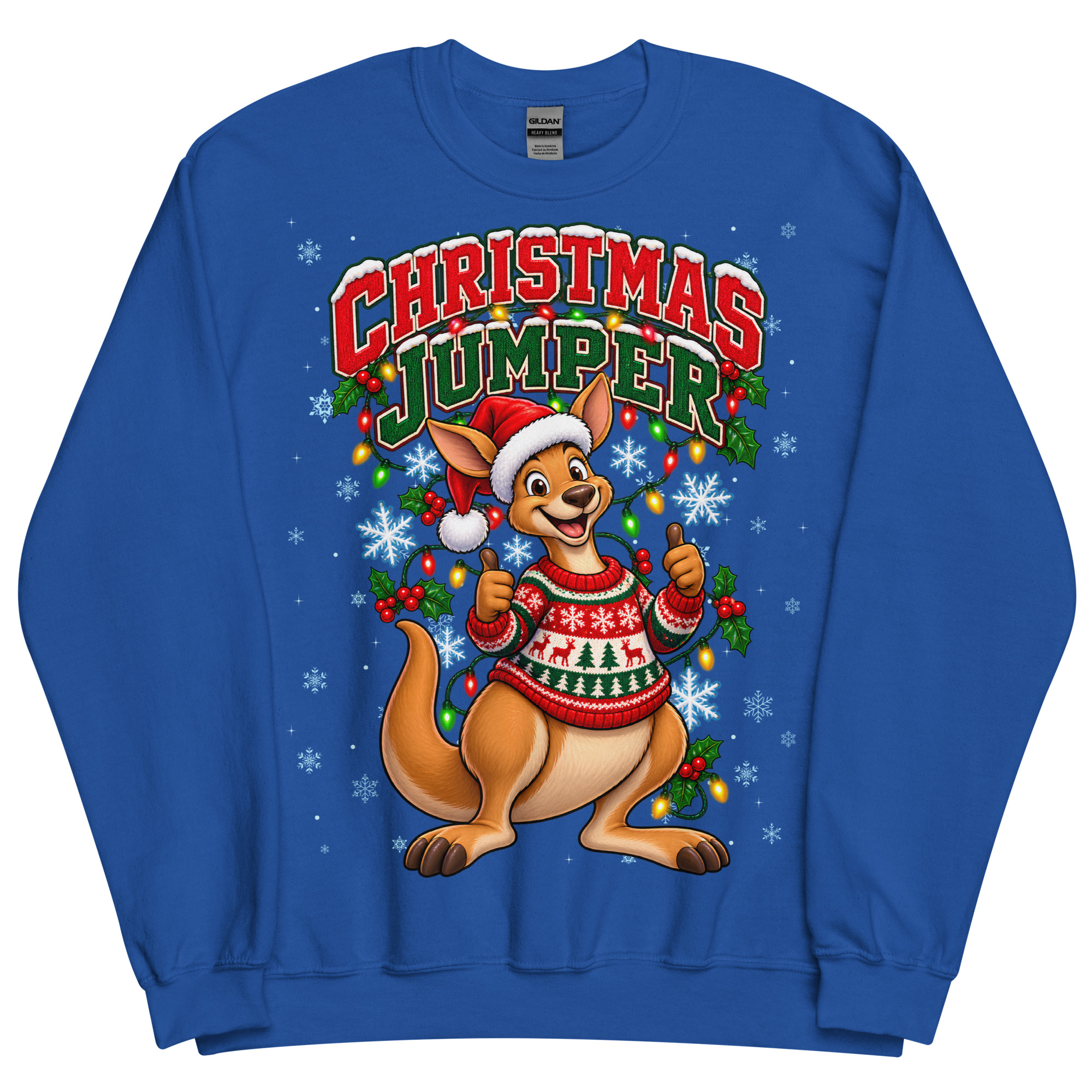 Kangaroo Funny Australian Christmas Jumpers
