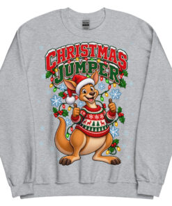 Kangaroo Funny Australian Christmas Jumpers