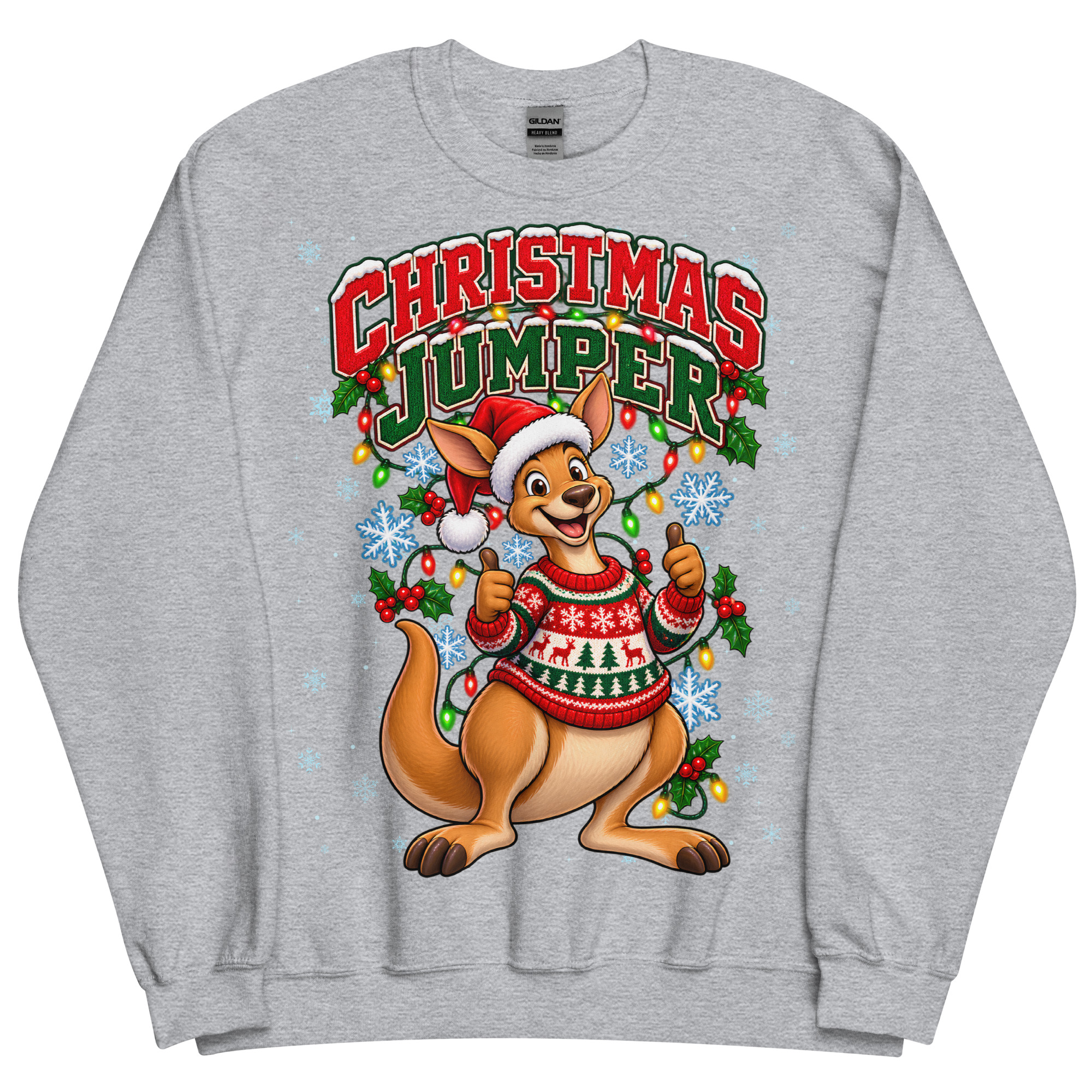 Kangaroo Funny Australian Christmas Jumpers