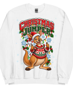 Kangaroo Funny Australian Christmas Jumpers