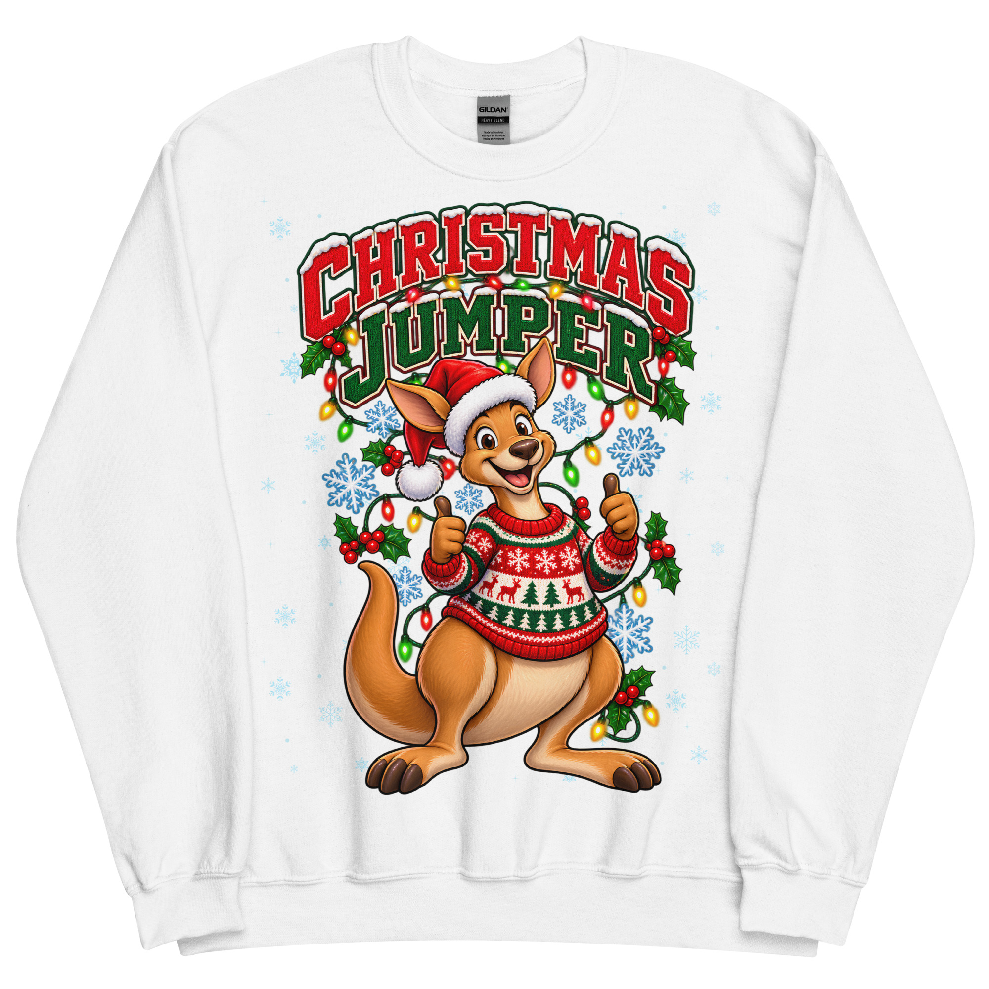 Kangaroo Funny Australian Christmas Jumpers
