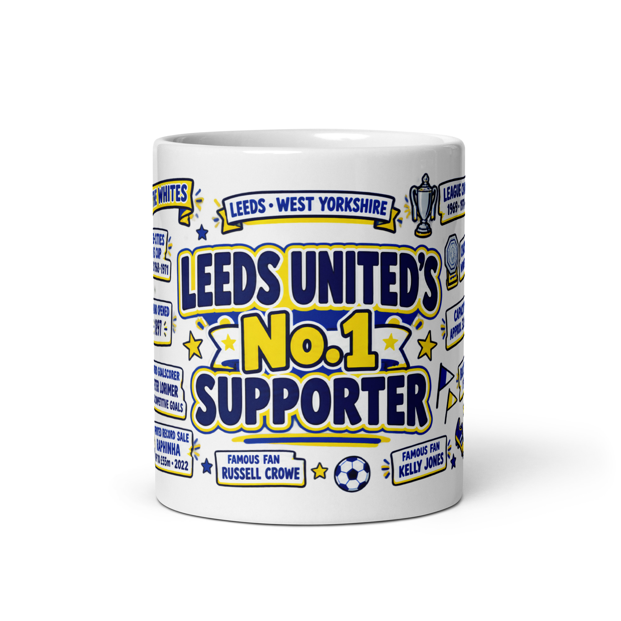 Leeds United Mug No1 Supporter Gift Mugs