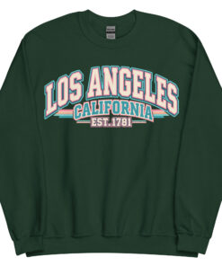 Los Angeles Varsity Sweatshirts College Style