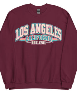 Los Angeles Varsity Sweatshirts College Style