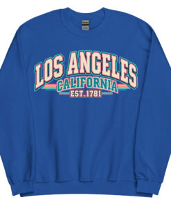 Los Angeles Varsity Sweatshirts College Style