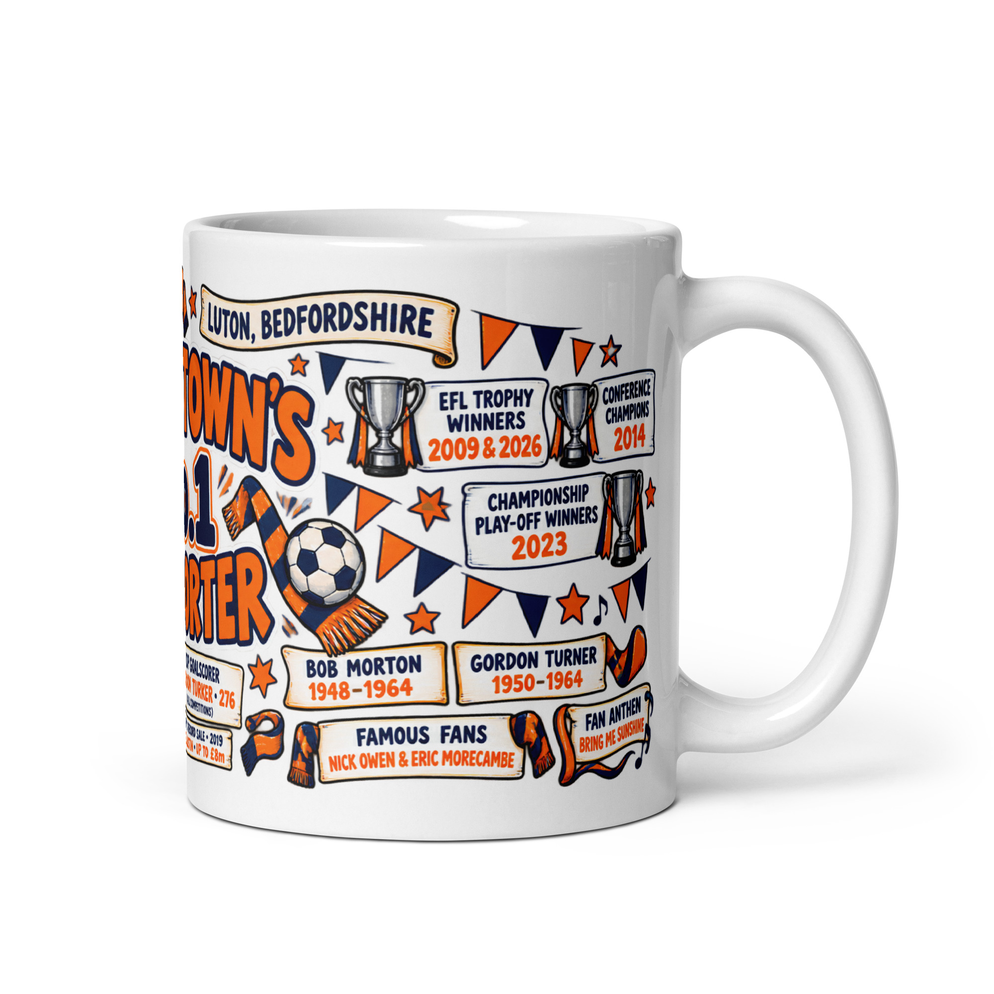 Luton Town FC No1 Supporter Mug