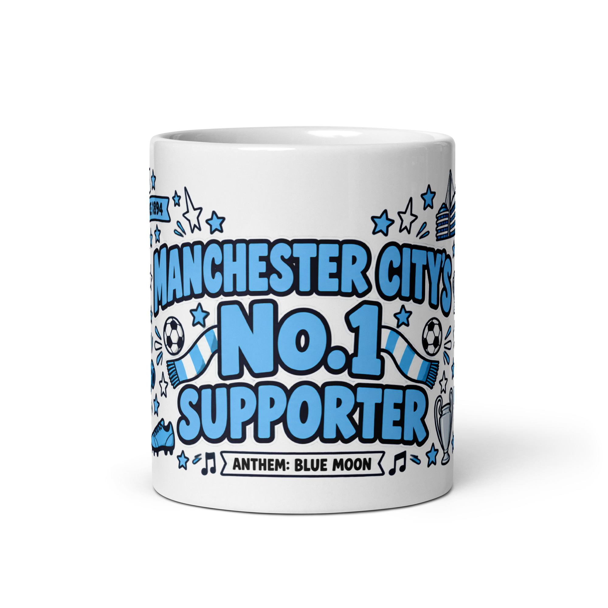 Manchester City No1 Supporter Mug