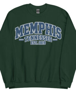 Memphis Tennessee Varsity Sweatshirts College Style