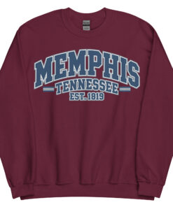 Memphis Tennessee Varsity Sweatshirts College Style