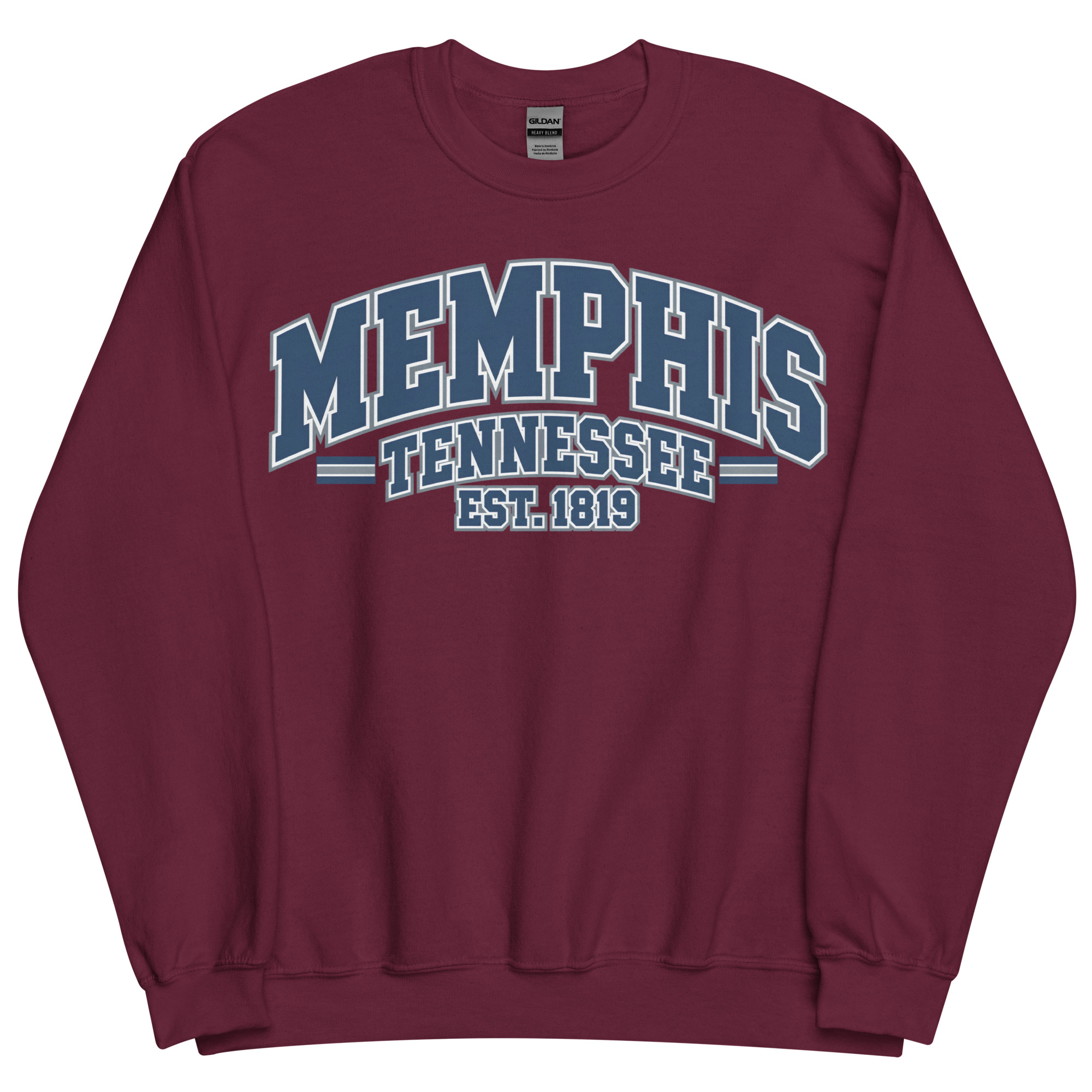 Memphis Tennessee Varsity Sweatshirts College Style