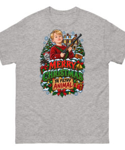 Merry Christmas Ya Filthy Animal – Christmas T-shirt