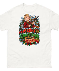 Merry Christmas Ya Filthy Animal – Christmas T-shirt