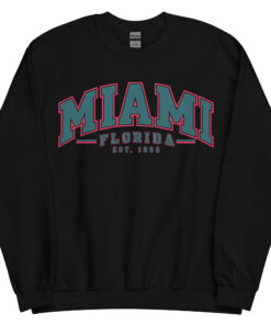 Miami Florida Varsity Sweatshirts Jumpers