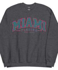 Miami Florida Varsity Sweatshirts Jumpers