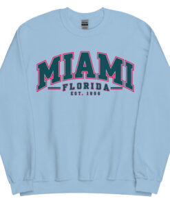 Miami Florida Varsity Sweatshirts Jumpers