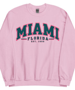 Miami Florida Varsity Sweatshirts Jumpers