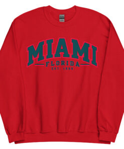 Miami Florida Varsity Sweatshirts Jumpers