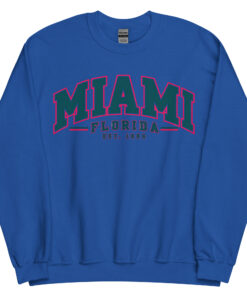 Miami Florida Varsity Sweatshirts Jumpers