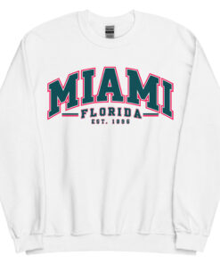 Miami Florida Varsity Sweatshirts Jumpers