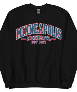 Minneapolis Minnesota Varsity Sweatshirts College Style