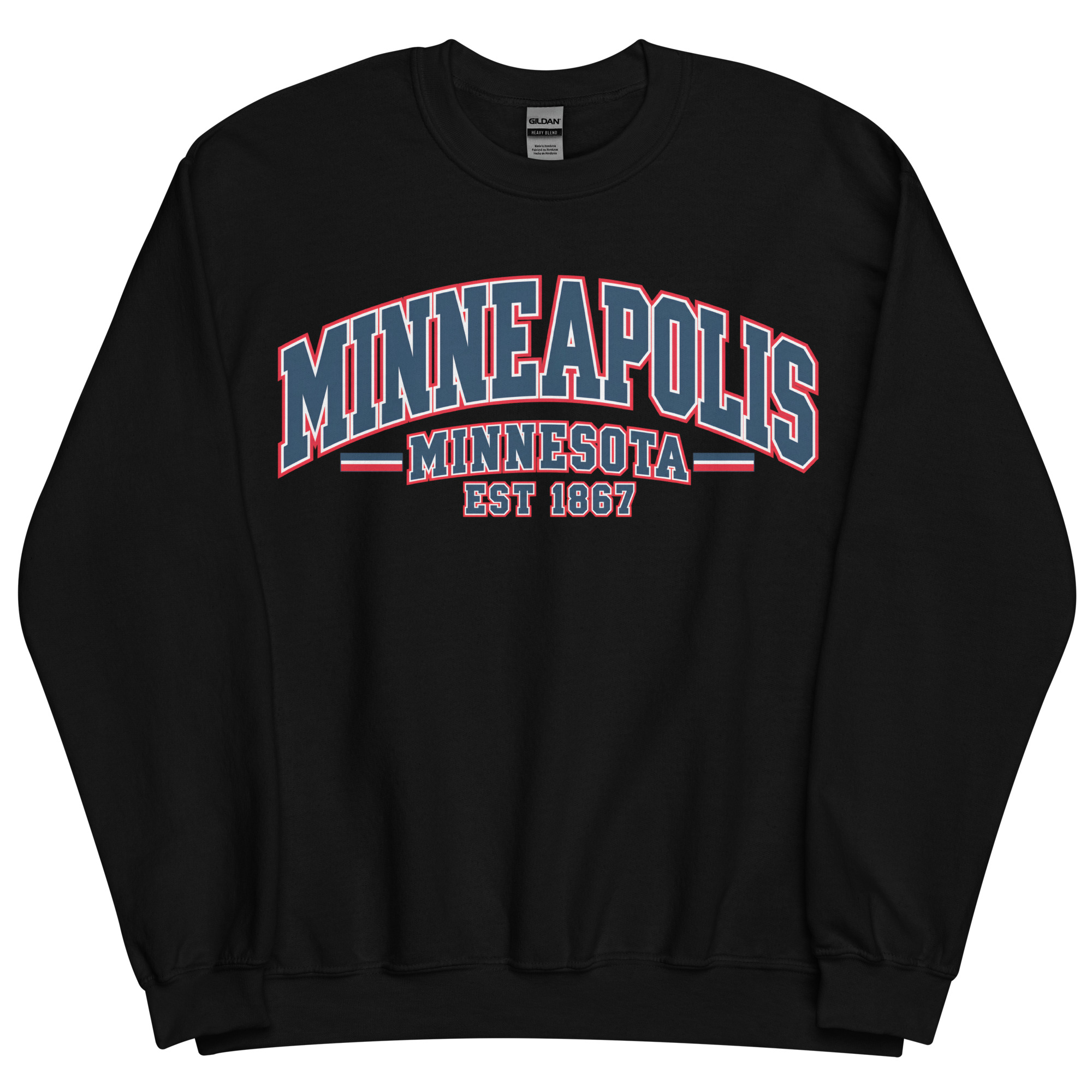 Minneapolis Minnesota Varsity Sweatshirts College Style