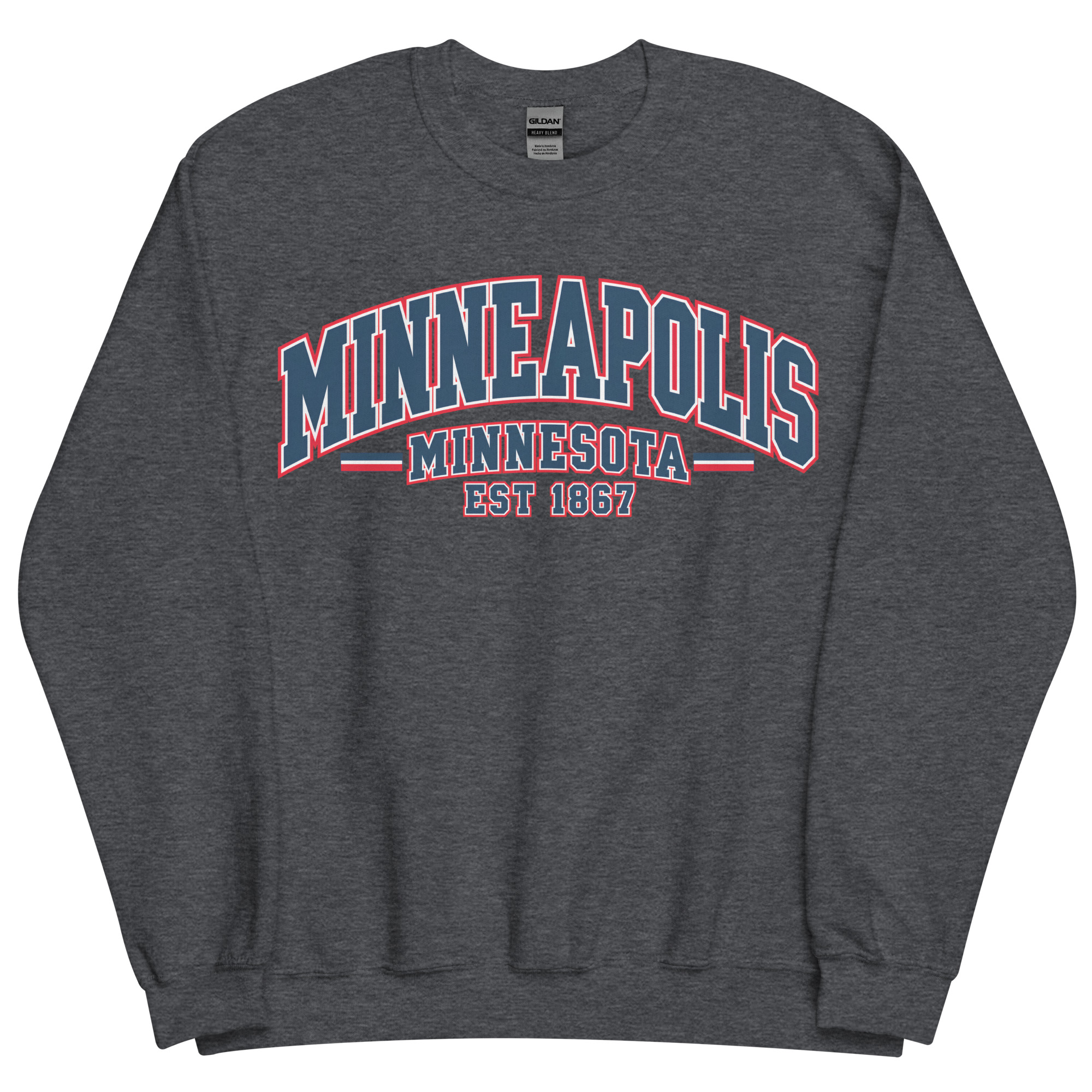 Minneapolis Minnesota Varsity Sweatshirts College Style
