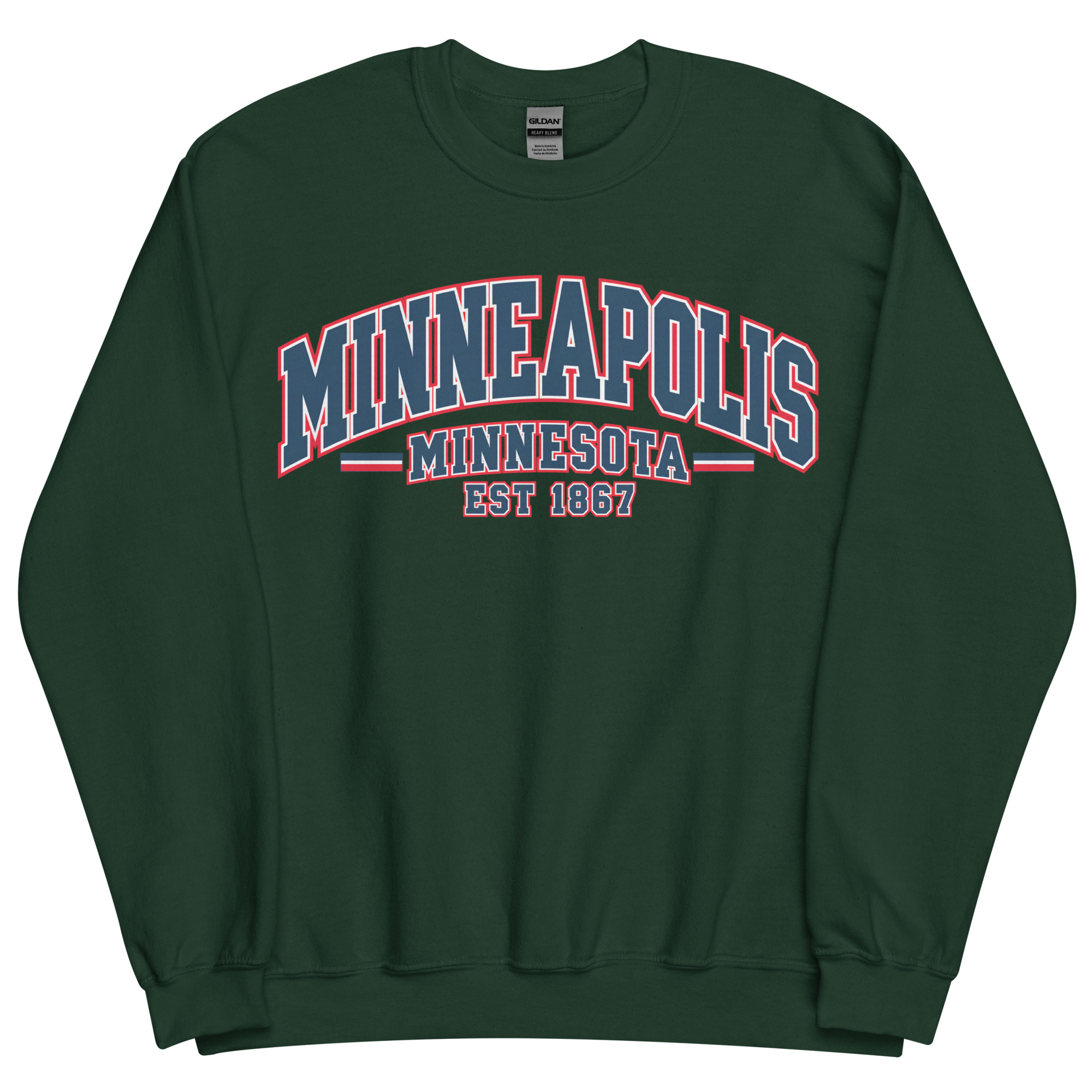 Minneapolis Minnesota Varsity Sweatshirts College Style