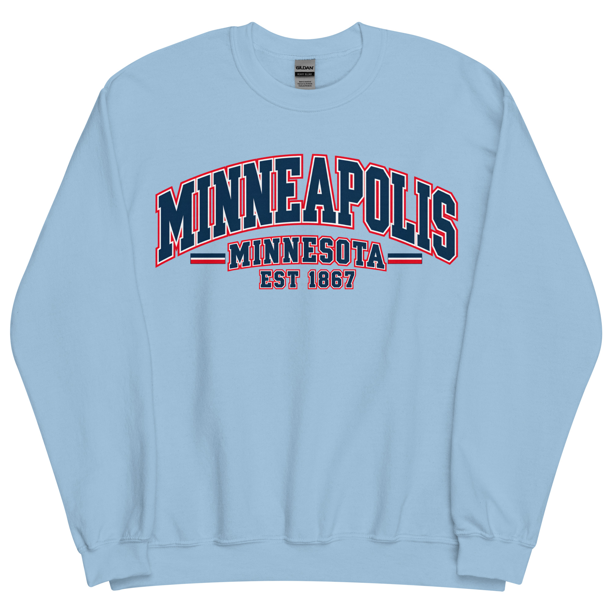 Minneapolis Minnesota Varsity Sweatshirts College Style