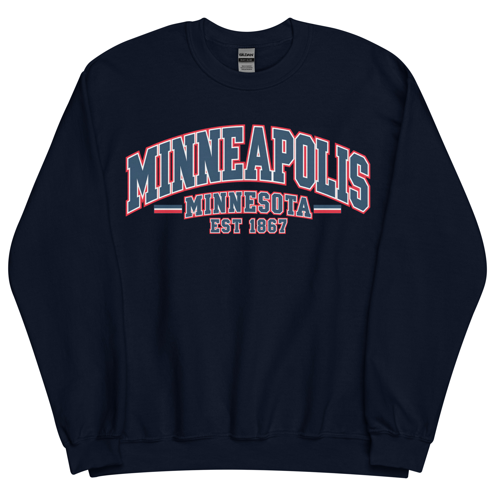Minneapolis Minnesota Varsity Sweatshirts College Style