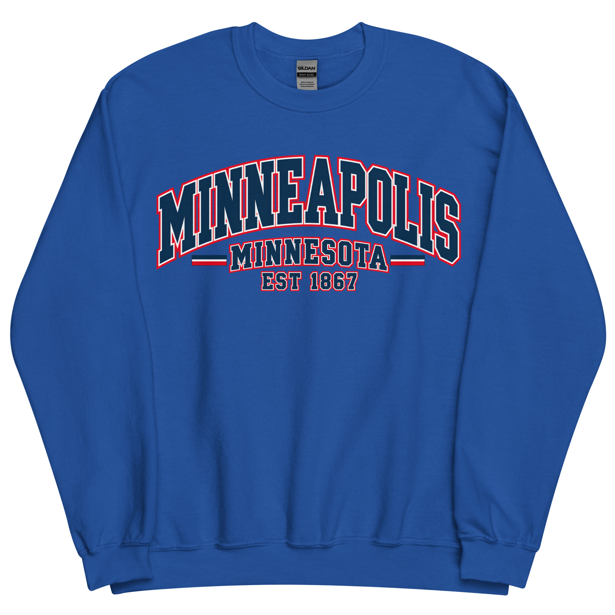 Minneapolis Minnesota Varsity Sweatshirts College Style