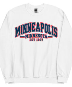 Minneapolis Minnesota Varsity Sweatshirts College Style