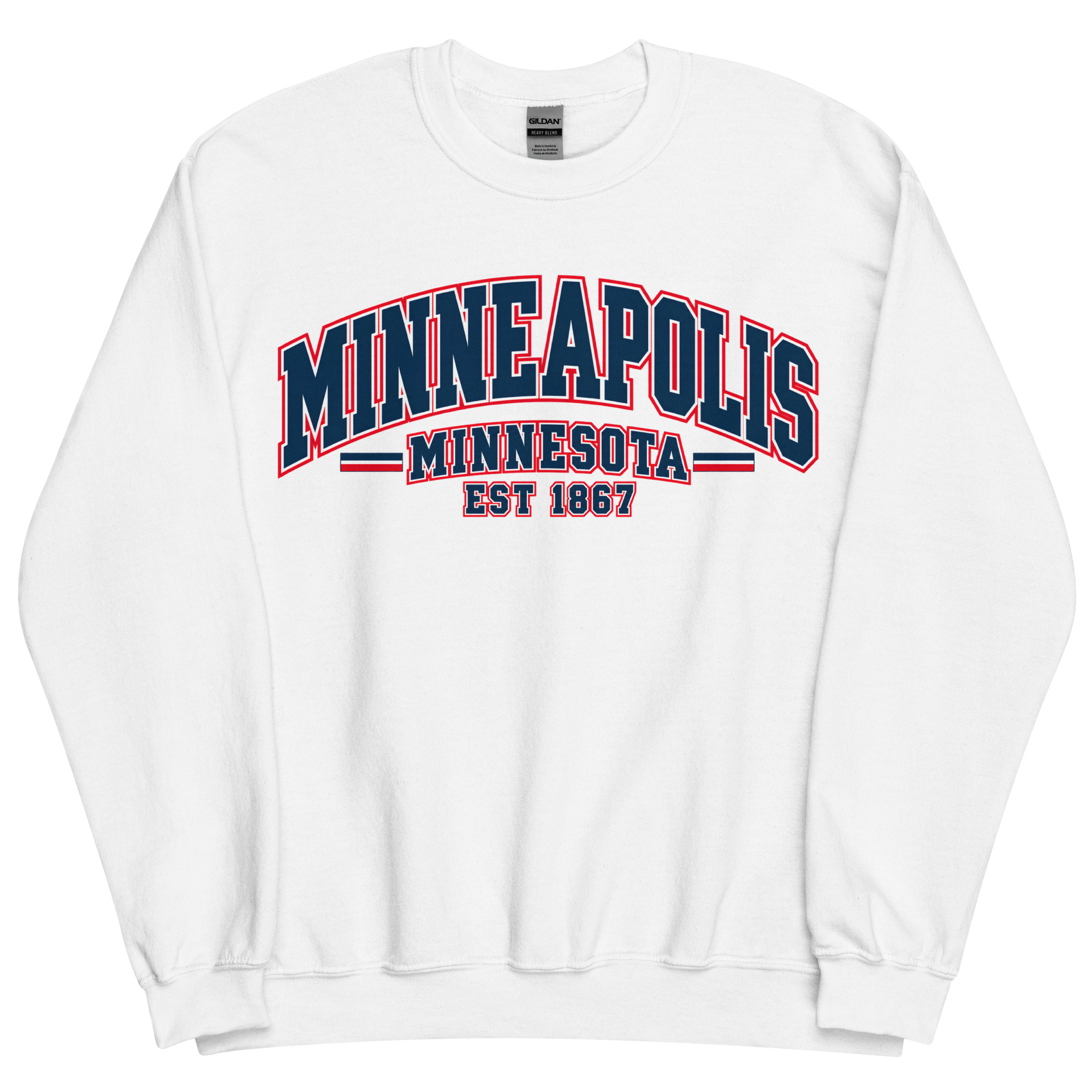 Minneapolis Minnesota Varsity Sweatshirts College Style