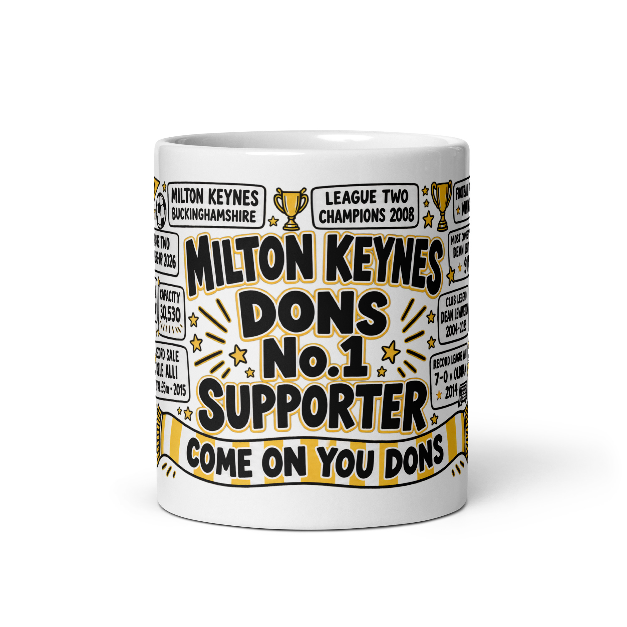 MK Dons Mug No1 Supporter Gift Mugs