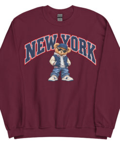 New York Varsity Sweatshirt Urban Bear Jumpers