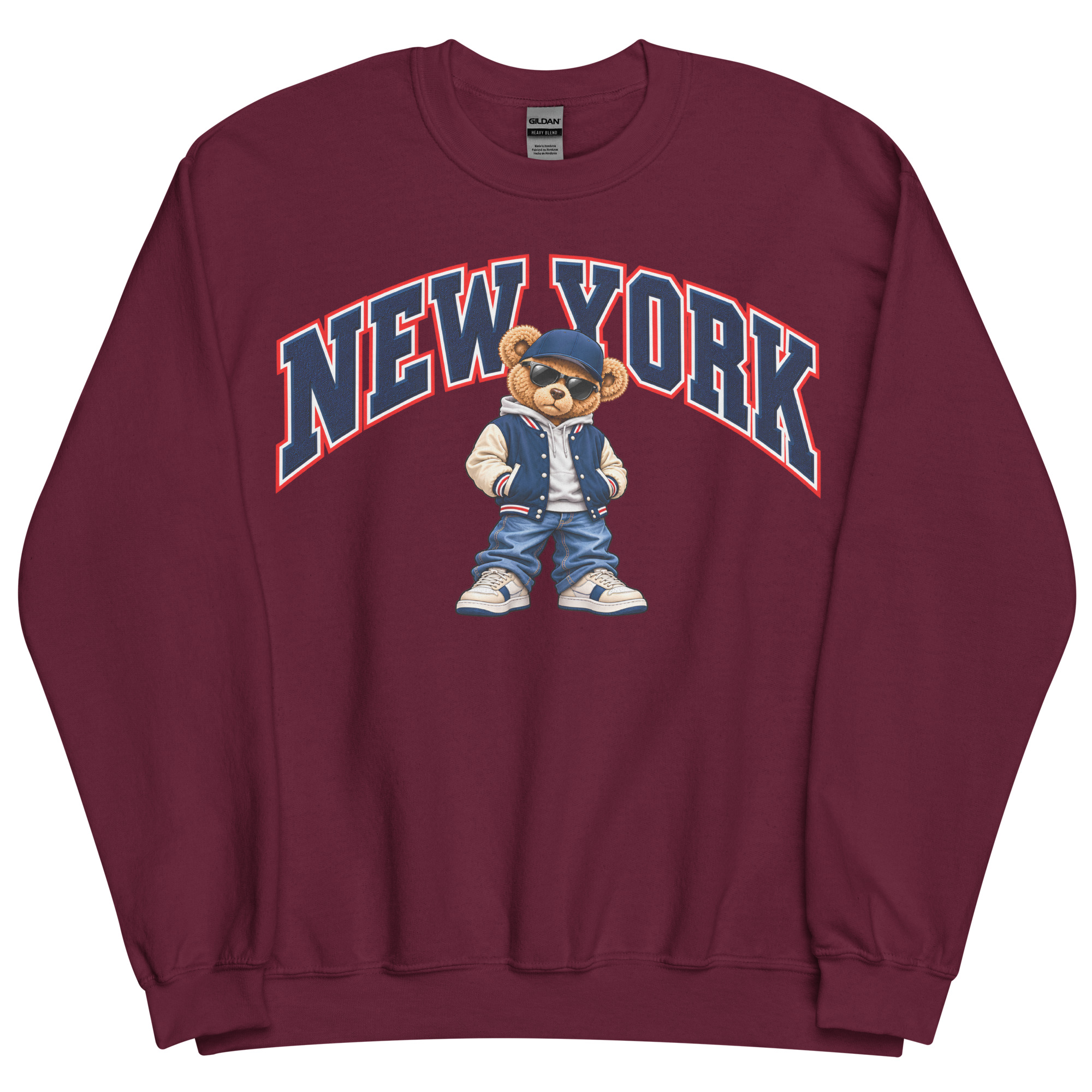 New York Varsity Sweatshirt Urban Bear Jumpers