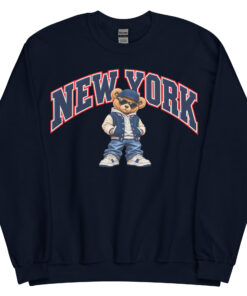 New York Varsity Sweatshirt Urban Bear Jumpers