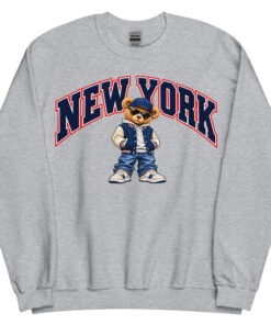 New York Varsity Sweatshirt Urban Bear Jumpers