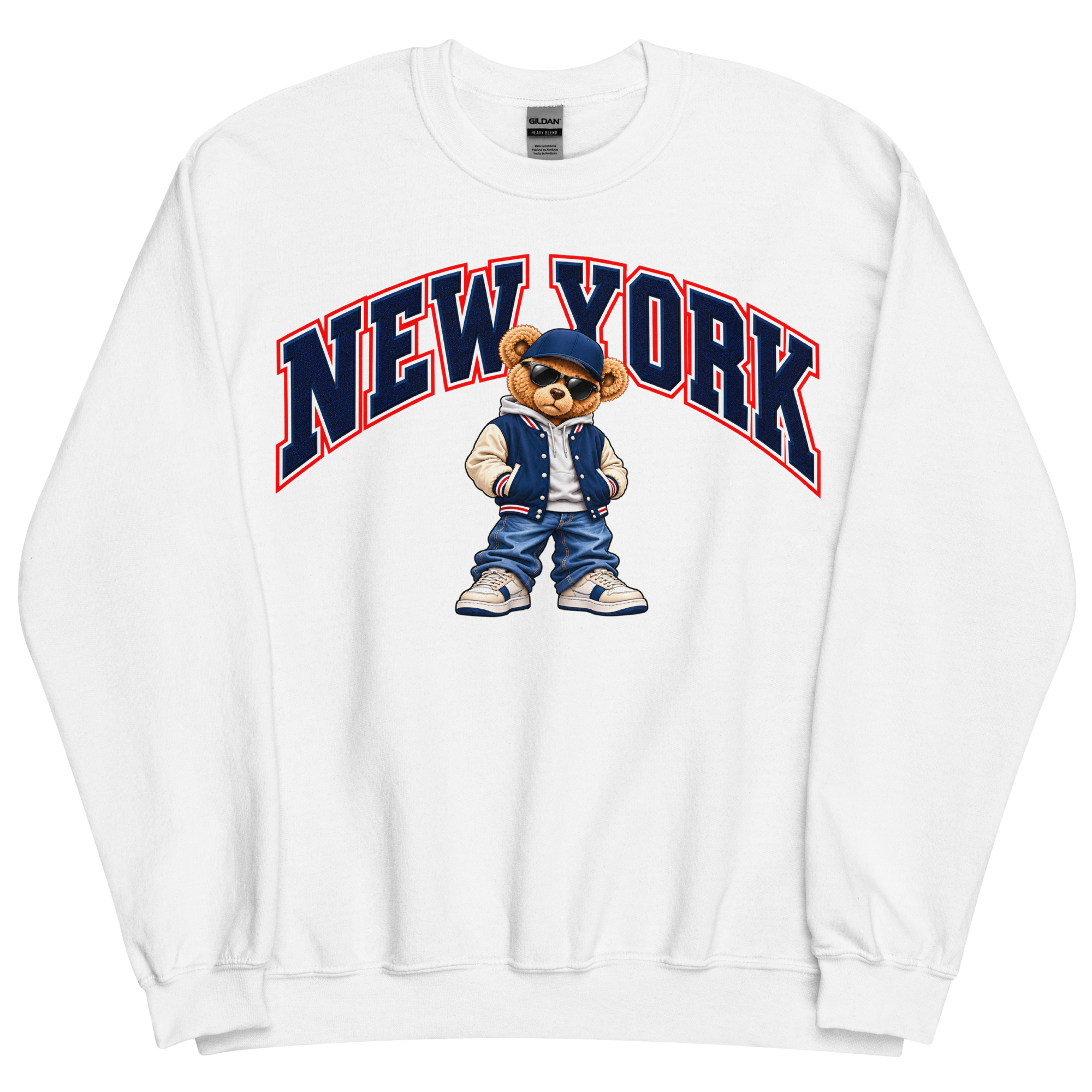 New York Varsity Sweatshirt Urban Bear Jumpers