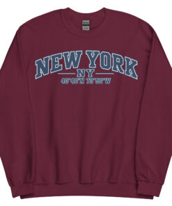 New York Varsity Sweatshirts College Style