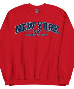 New York Varsity Sweatshirts College Style