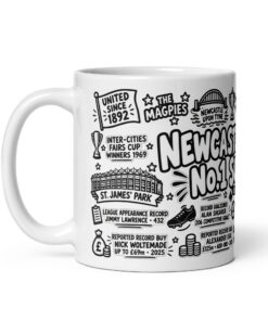 Newcastle United Mug No1 Supporter Gift Mugs