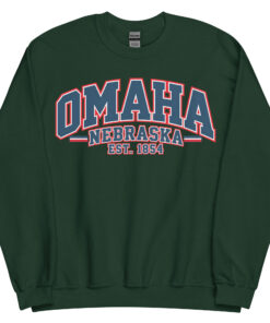 Omaha Nebraska Varsity Sweatshirts College Style