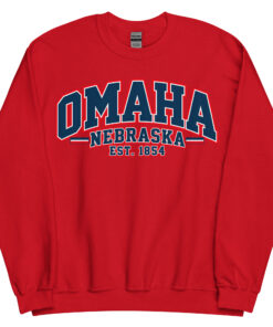 Omaha Nebraska Varsity Sweatshirts College Style